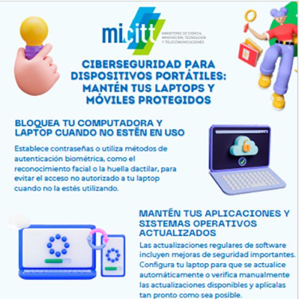 Ciberseguridad para Dispositivos Portátiles Mantén tus Laptops y Móviles Protegidos